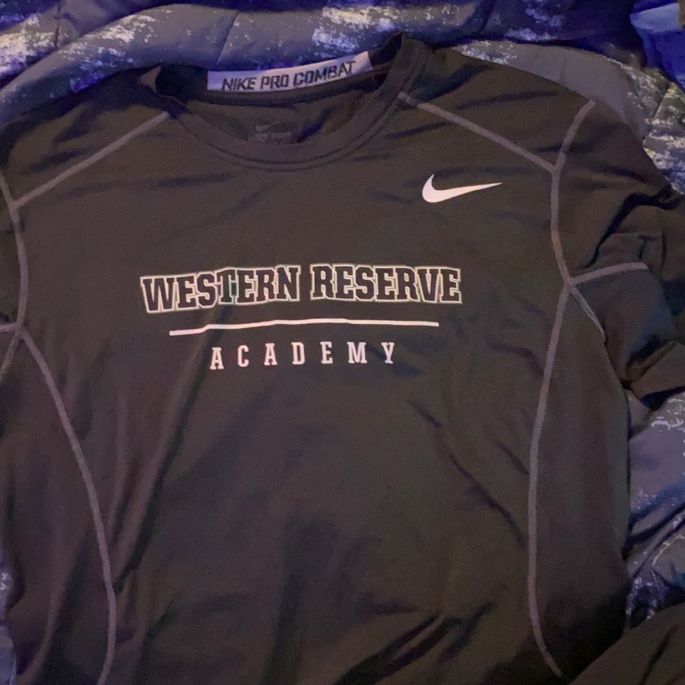Black Nike Western Reserve Academy tee